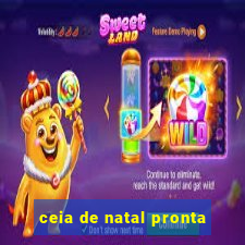 ceia de natal pronta